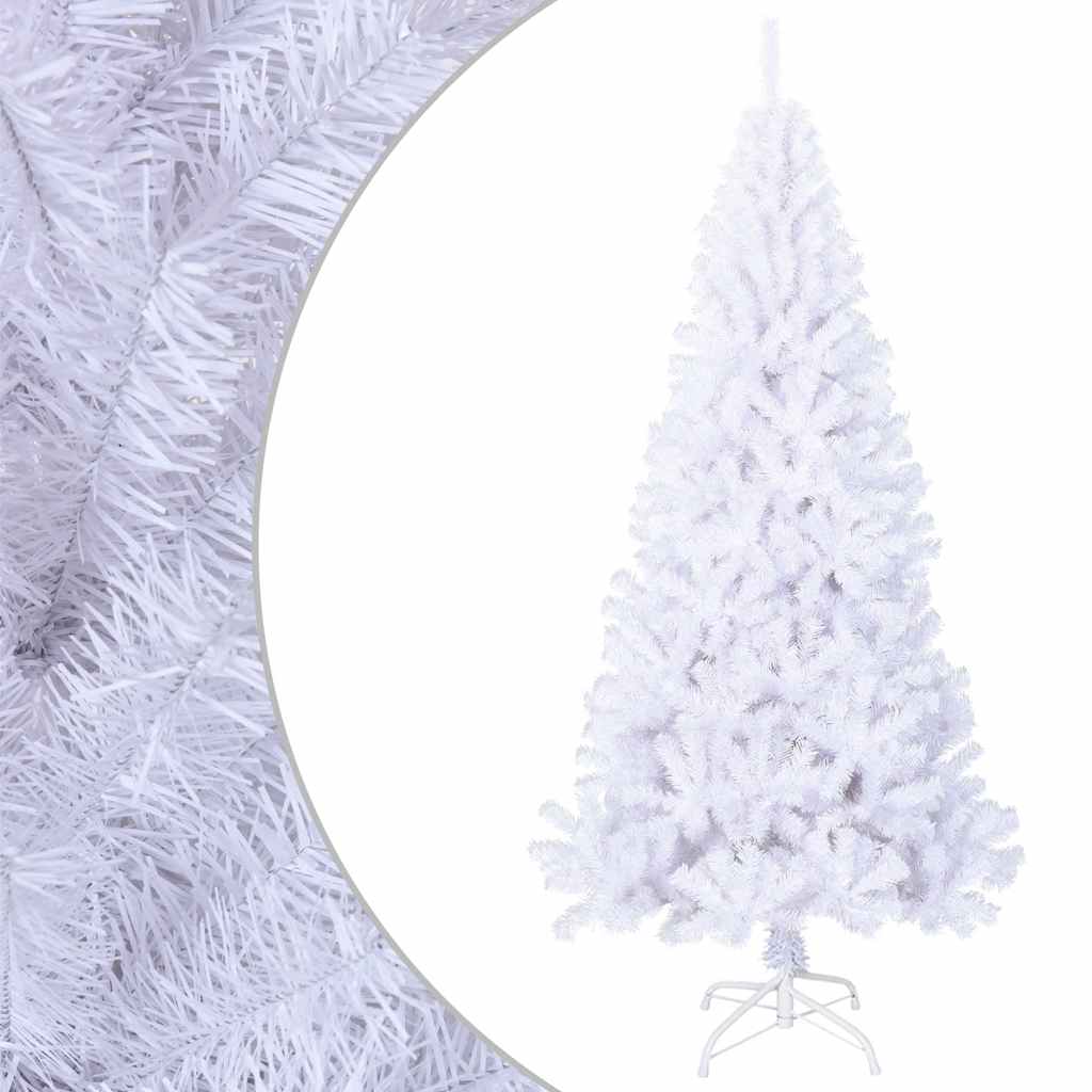 Arbre de Noël artificiel avec branches épaisses blanc 180cm PVC - XIOS