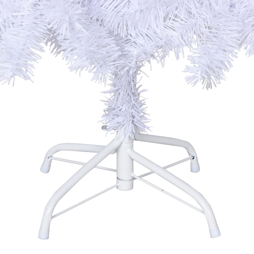 Arbre de Noël artificiel avec branches épaisses blanc 240cm PVC - XIOS