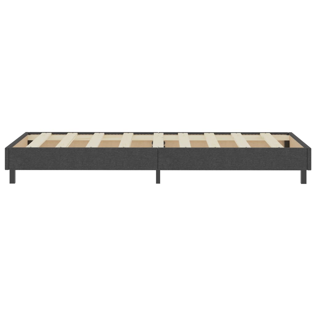 Sommier à lattes de lit Gris foncé Tissu 100x200 cm - XIOS
