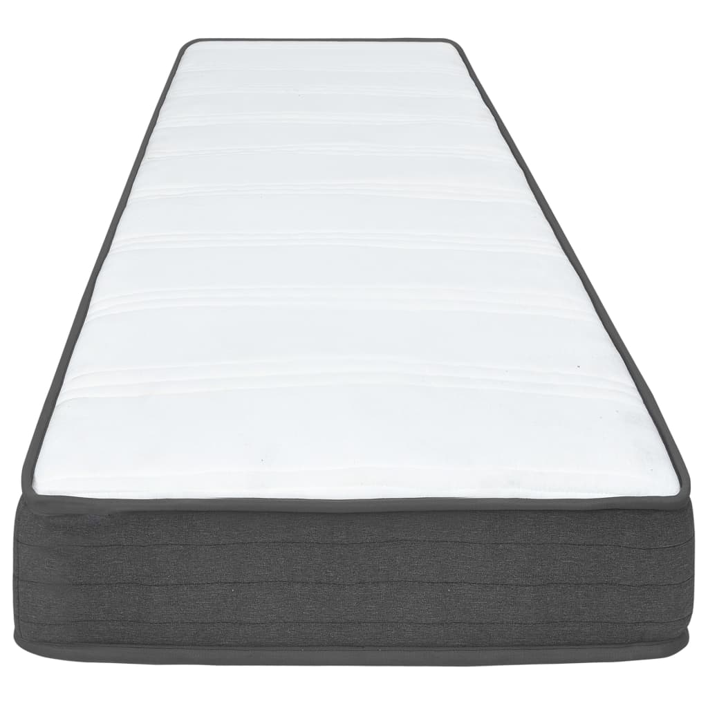 Sommier à lattes de lit Gris foncé Tissu 100x200 cm - XIOS