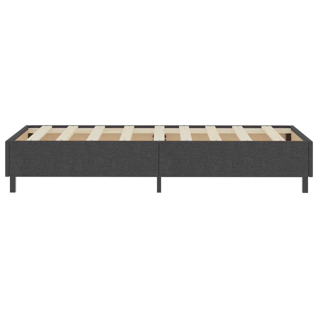 Sommier à lattes de lit Gris foncé Tissu 90x200 cm - XIOS