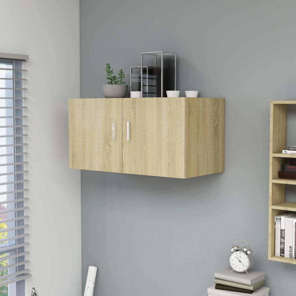 Armoire murale Chêne sonoma 80x39x40 cm Bois d'ingénierie - XIOS