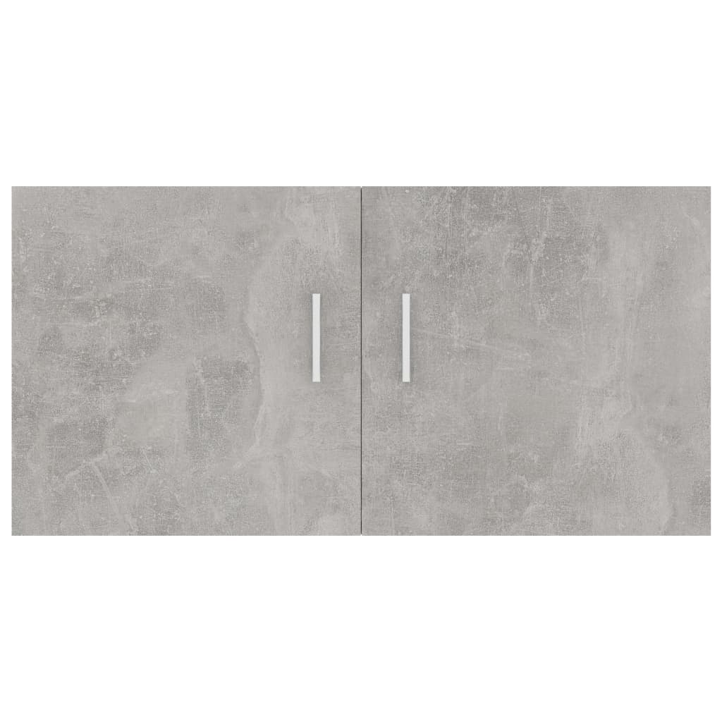 Armoire murale Gris béton 80x39x40 cm Bois d'ingénierie - XIOS