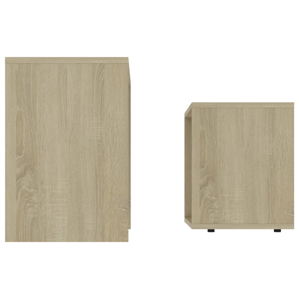 Ensemble de table basse Chêne sonoma 48x30x45cm Bois ingénierie - XIOS