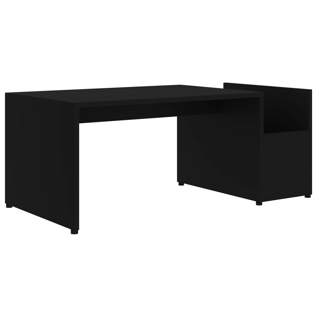 Table basse Noir 90x45x35 cm bois d’ingénierie - XIOS