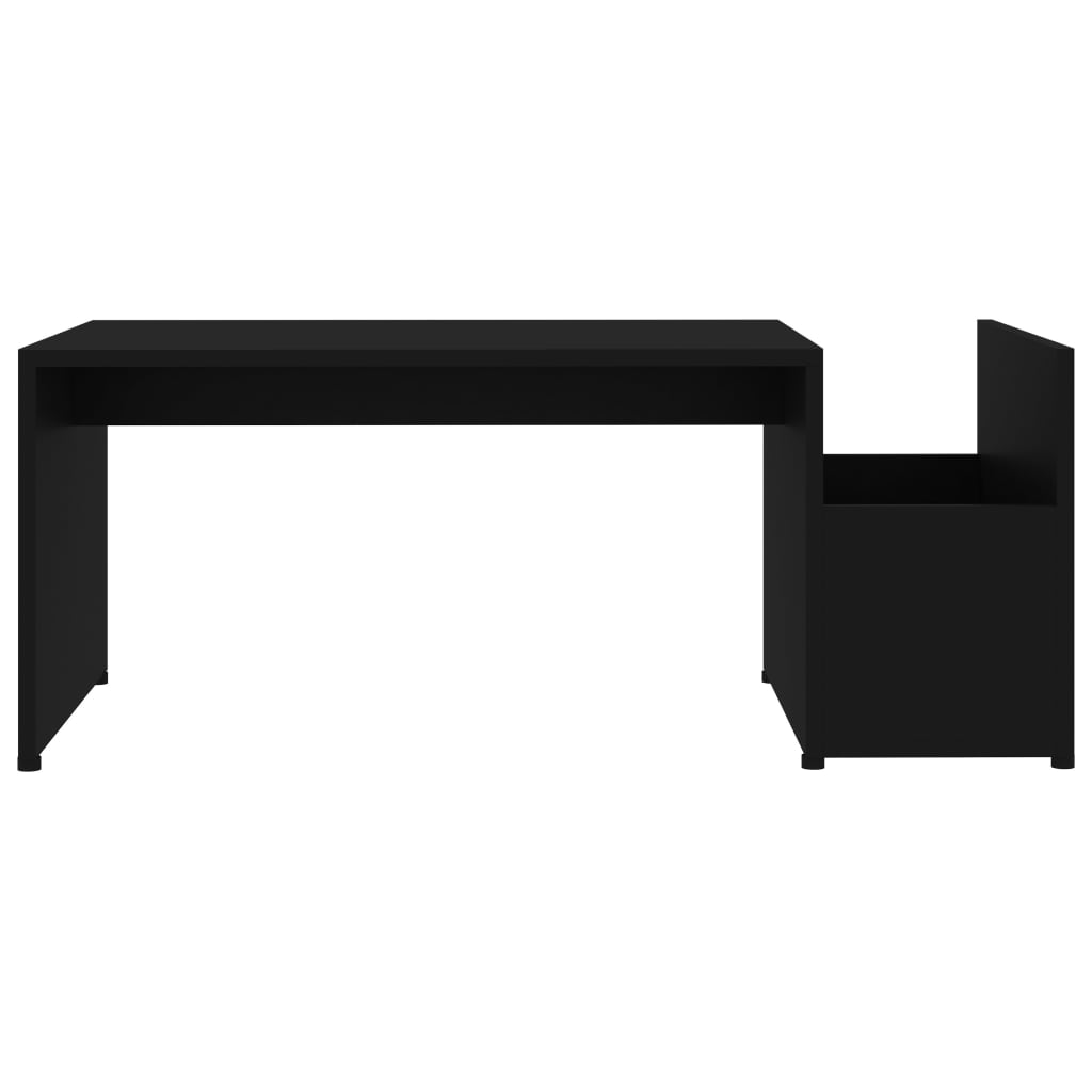 Table basse Noir 90x45x35 cm bois d’ingénierie - XIOS