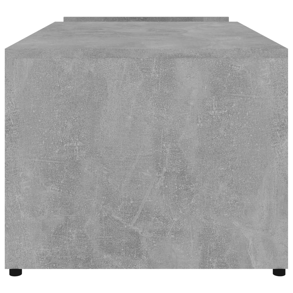 Table basse Gris béton 90x45x35 cm bois d’ingénierie - XIOS