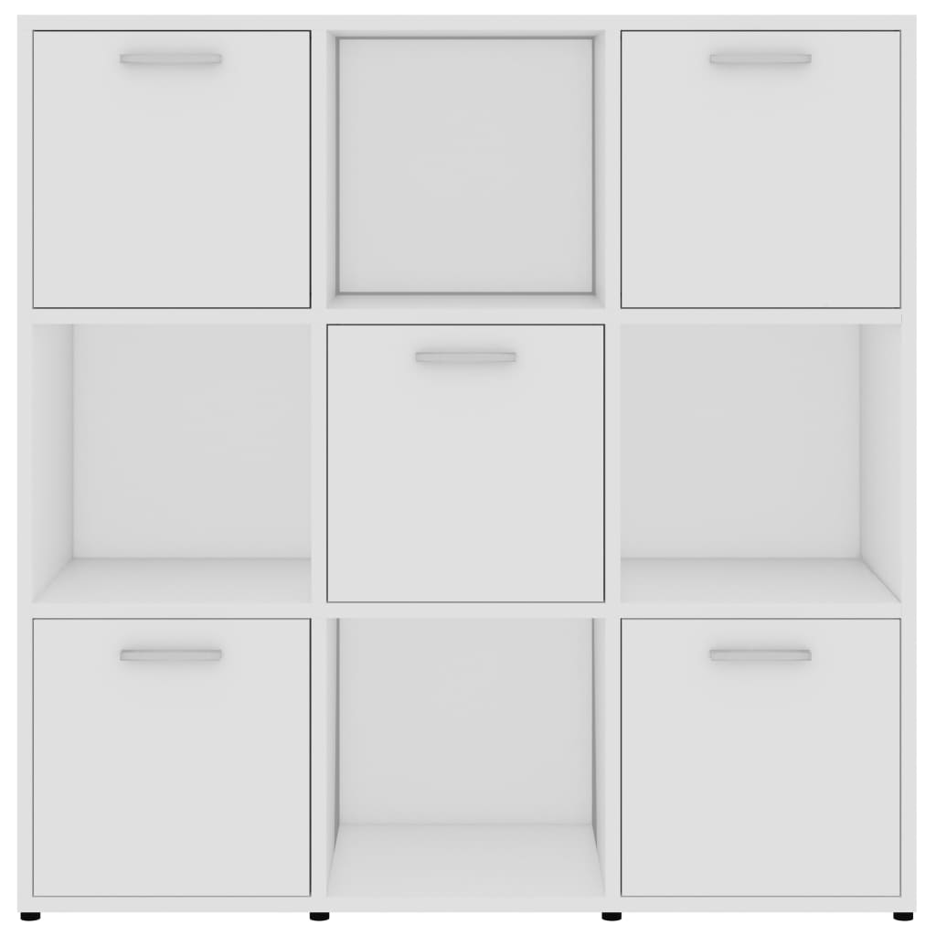 Bibliothèque Blanc 90x30x90 cm Bois d’ingénierie - XIOS