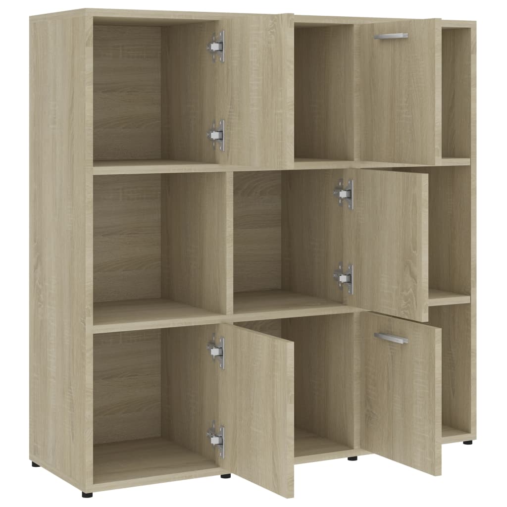Bibliothèque Chêne sonoma 90x30x90 cm Bois d’ingénierie - XIOS