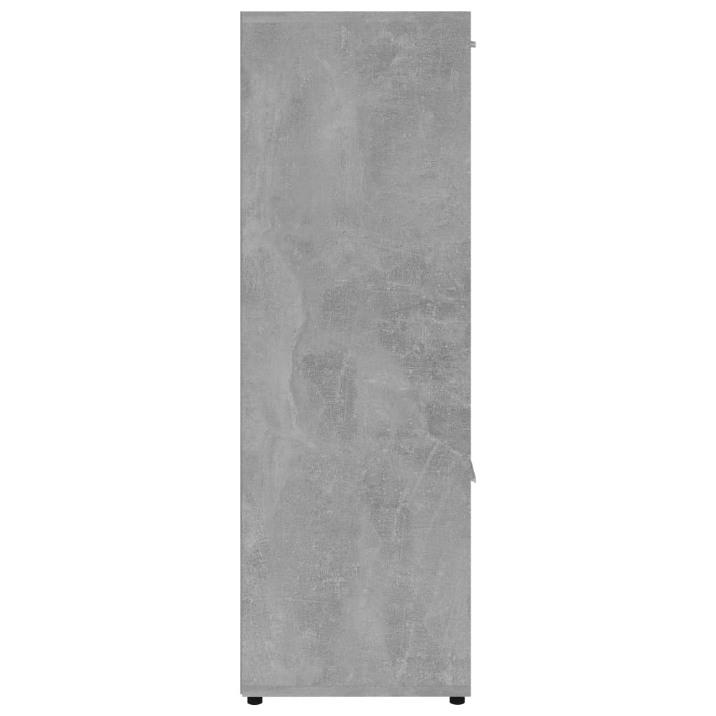 Bibliothèque Gris béton 90x30x90 cm Bois d’ingénierie - XIOS