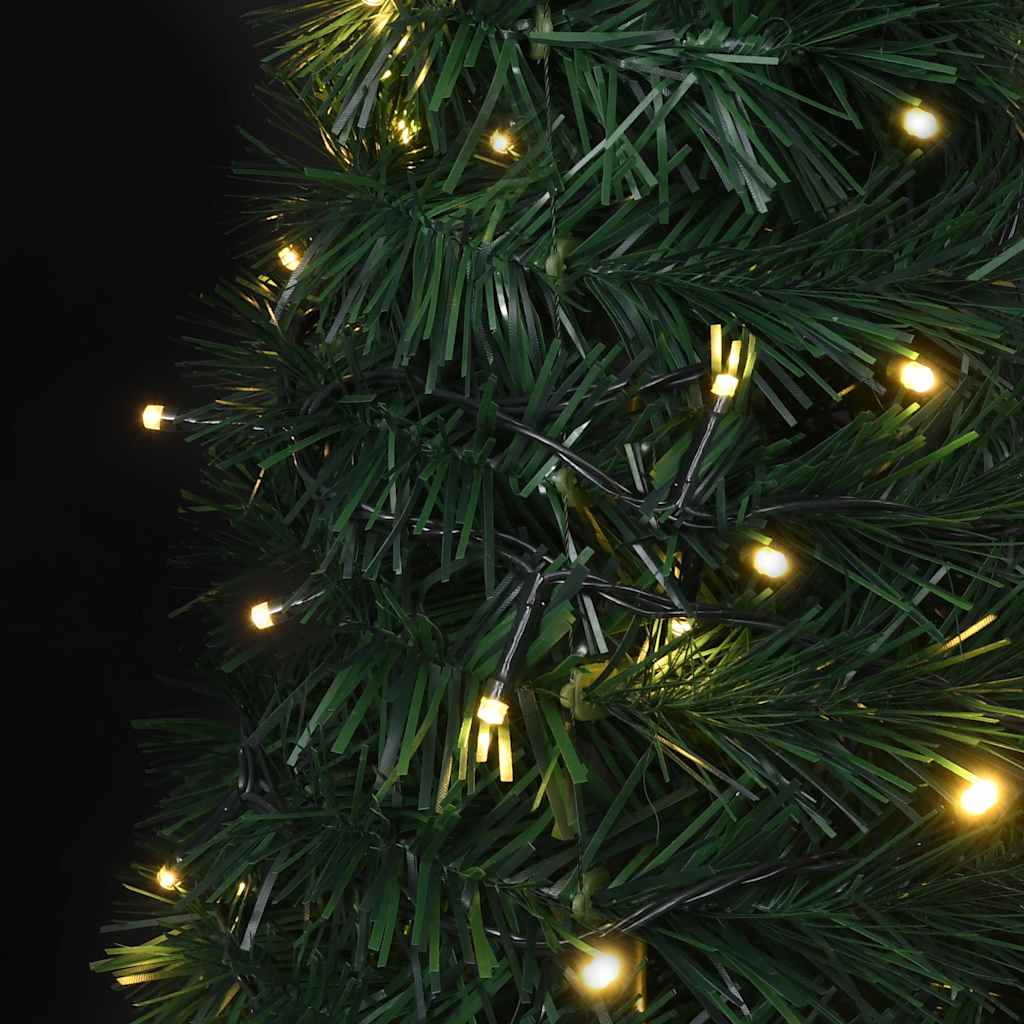 Sapin de Noël artificiel pré-éclairé avec guirlandes vert 150cm - XIOS