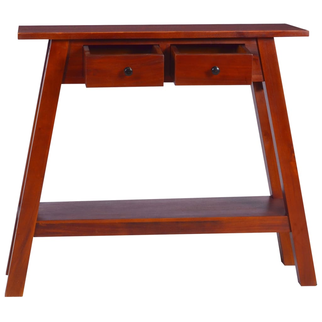 Table console Marron classique 90x30x75 cm Bois d'acajou massif - XIOS