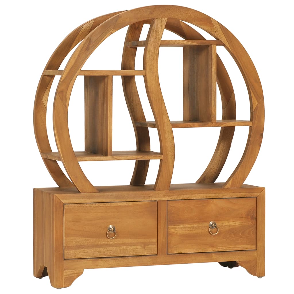 Armoire avec étagère Yin Yang 68x26x83 cm Bois de teck massif - XIOS