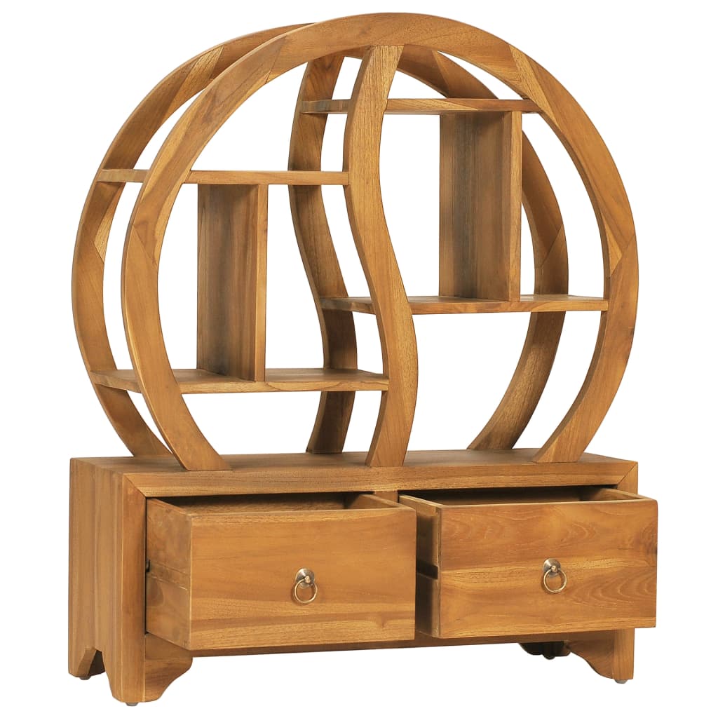 Armoire avec étagère Yin Yang 68x26x83 cm Bois de teck massif - XIOS