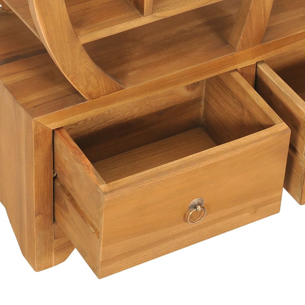 Armoire avec étagère Yin Yang 68x26x83 cm Bois de teck massif - XIOS