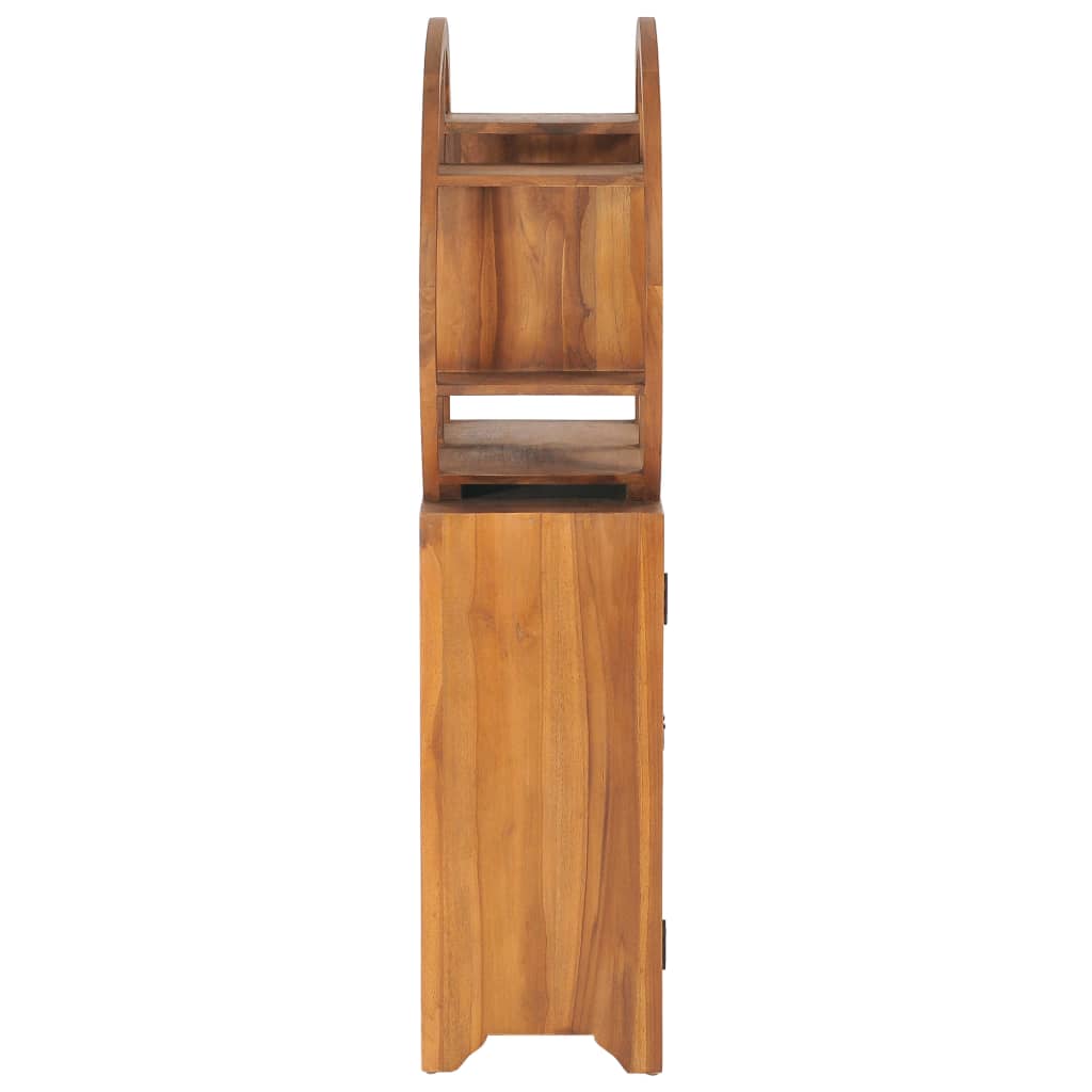 Armoire avec étagère Yin Yang 70x30x130 cm Bois de teck massif - XIOS