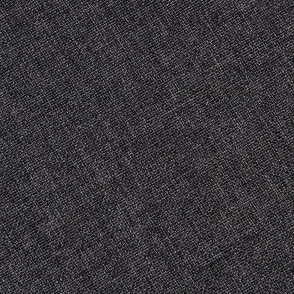 Chaises à manger lot de 6 bois courbé et tissu gris - XIOS