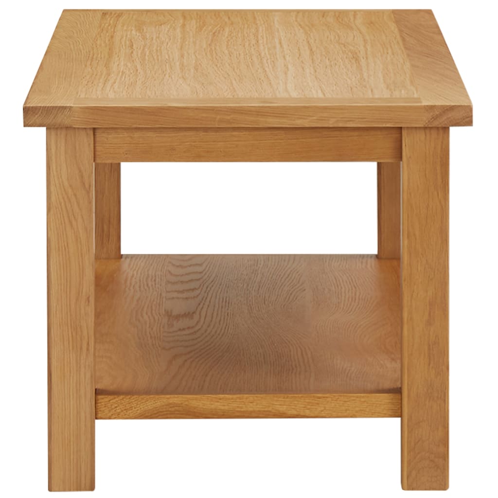 Table basse 90x45x40 cm Bois de chêne massif - XIOS