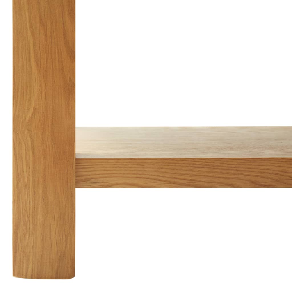 Table basse 90x45x40 cm Bois de chêne massif - XIOS