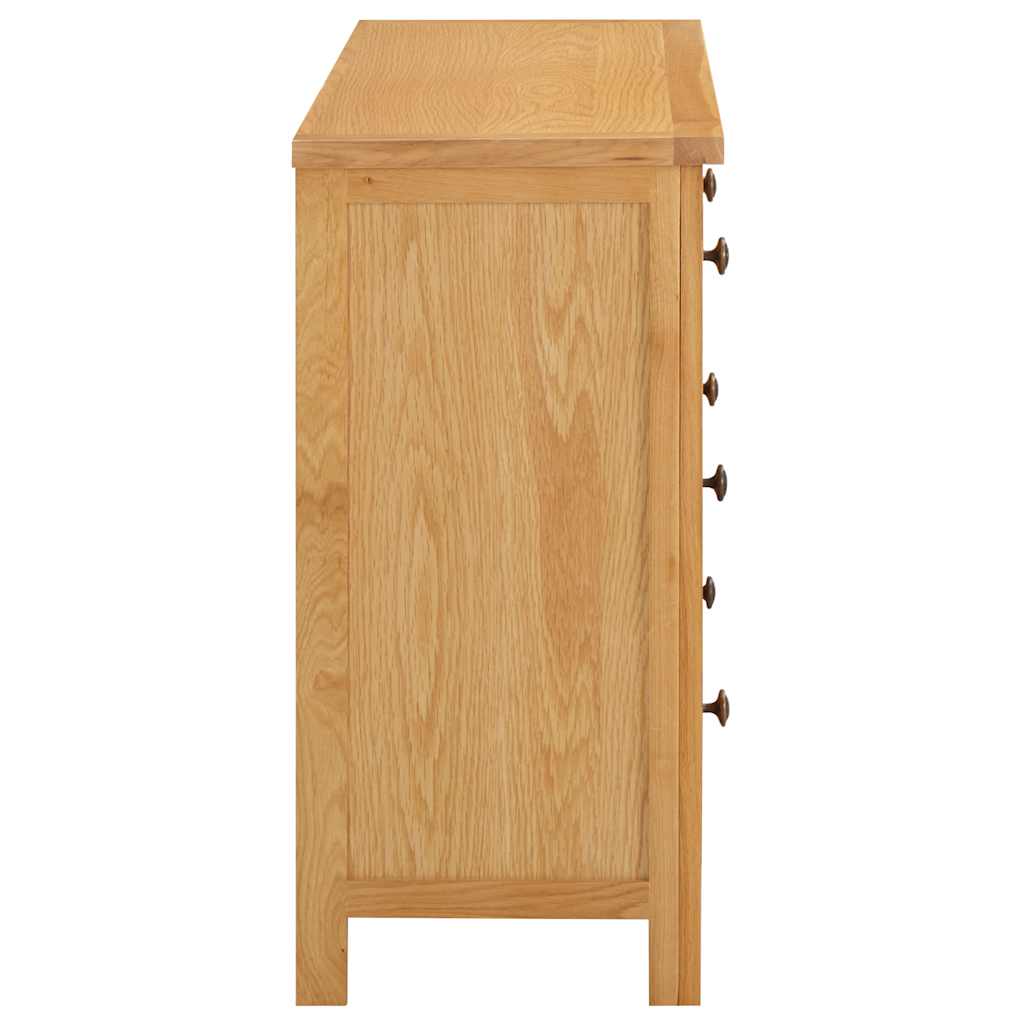 Commode 105x33,5x73 cm Bois de chêne massif - XIOS
