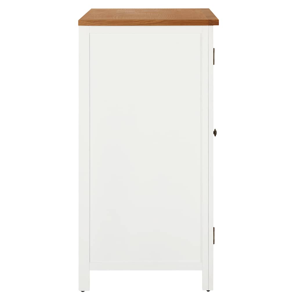 Garde-robe 76x52x105 cm Bois de chêne massif - XIOS