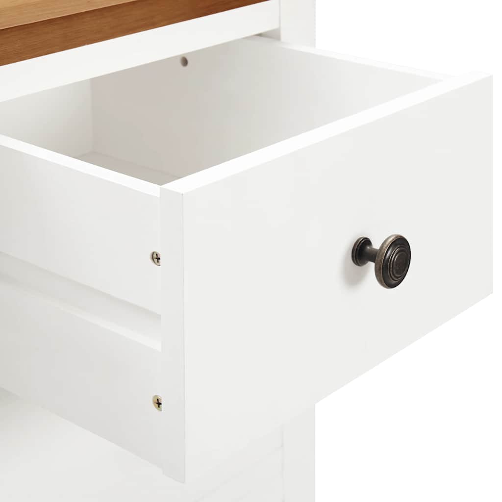 Garde-robe 76x52x105 cm Bois de chêne massif - XIOS