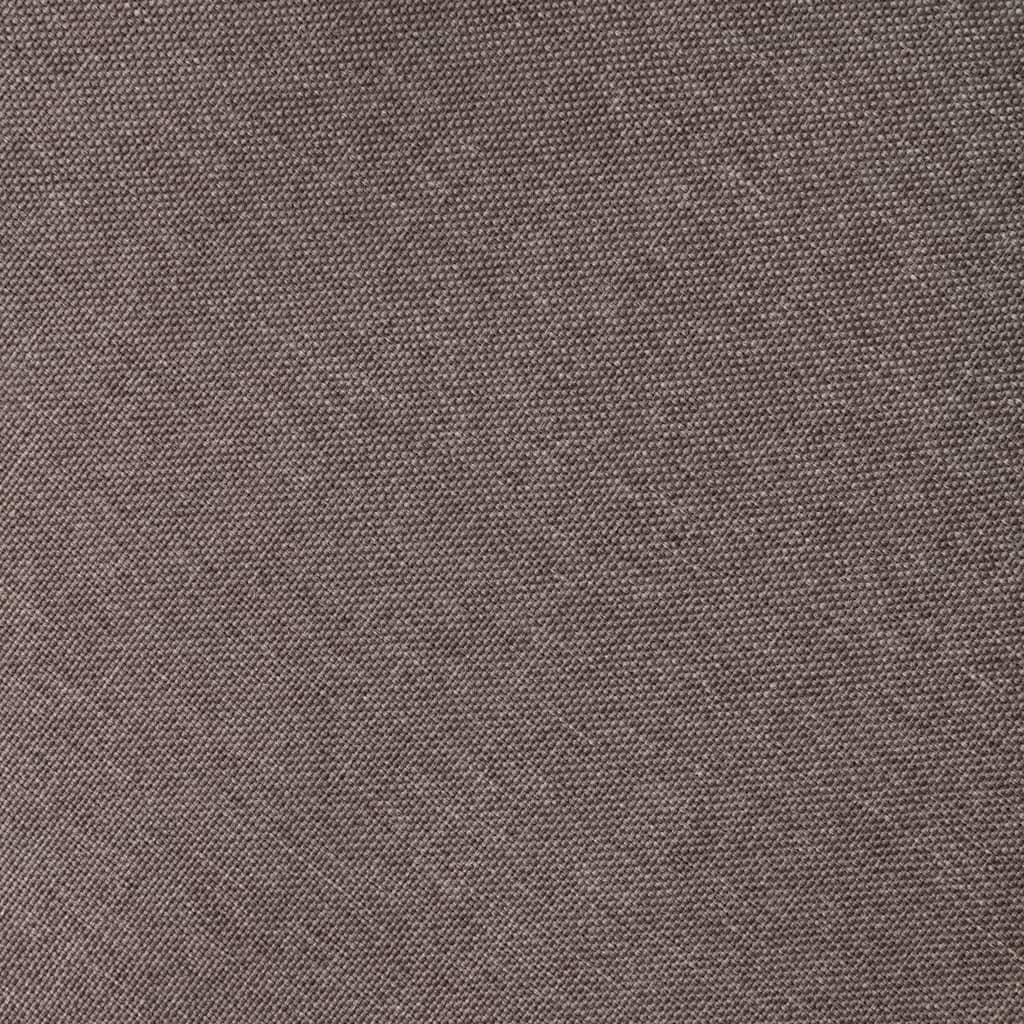 Chaise pivotante de bureau Taupe Bois courbé et tissu