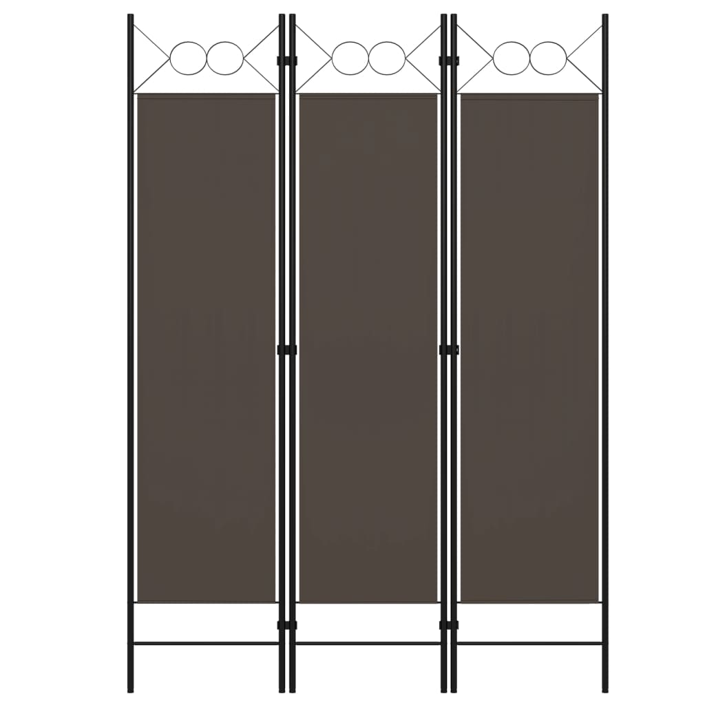 Cloison de séparation 3 panneaux Anthracite 120x180 cm - XIOS