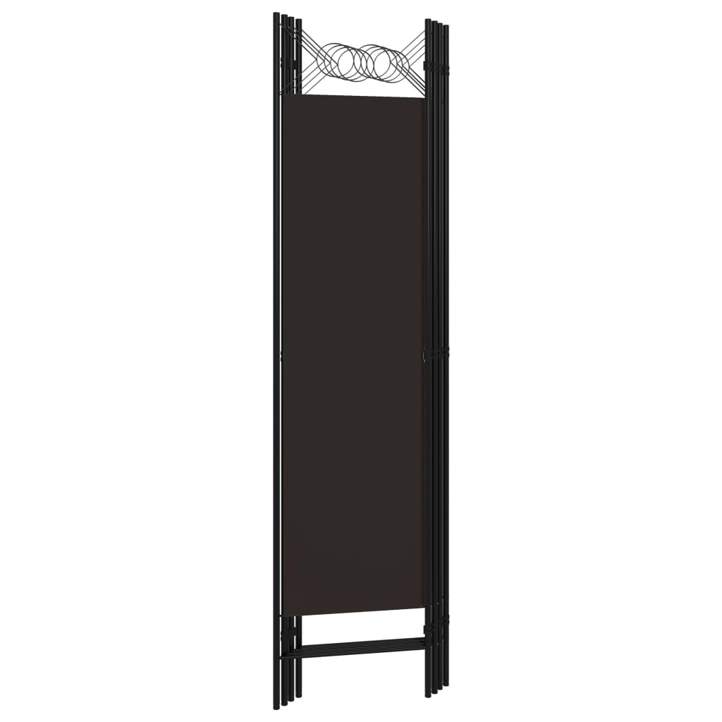 Cloison de séparation 4 panneaux Marron 160 x 180 cm - XIOS