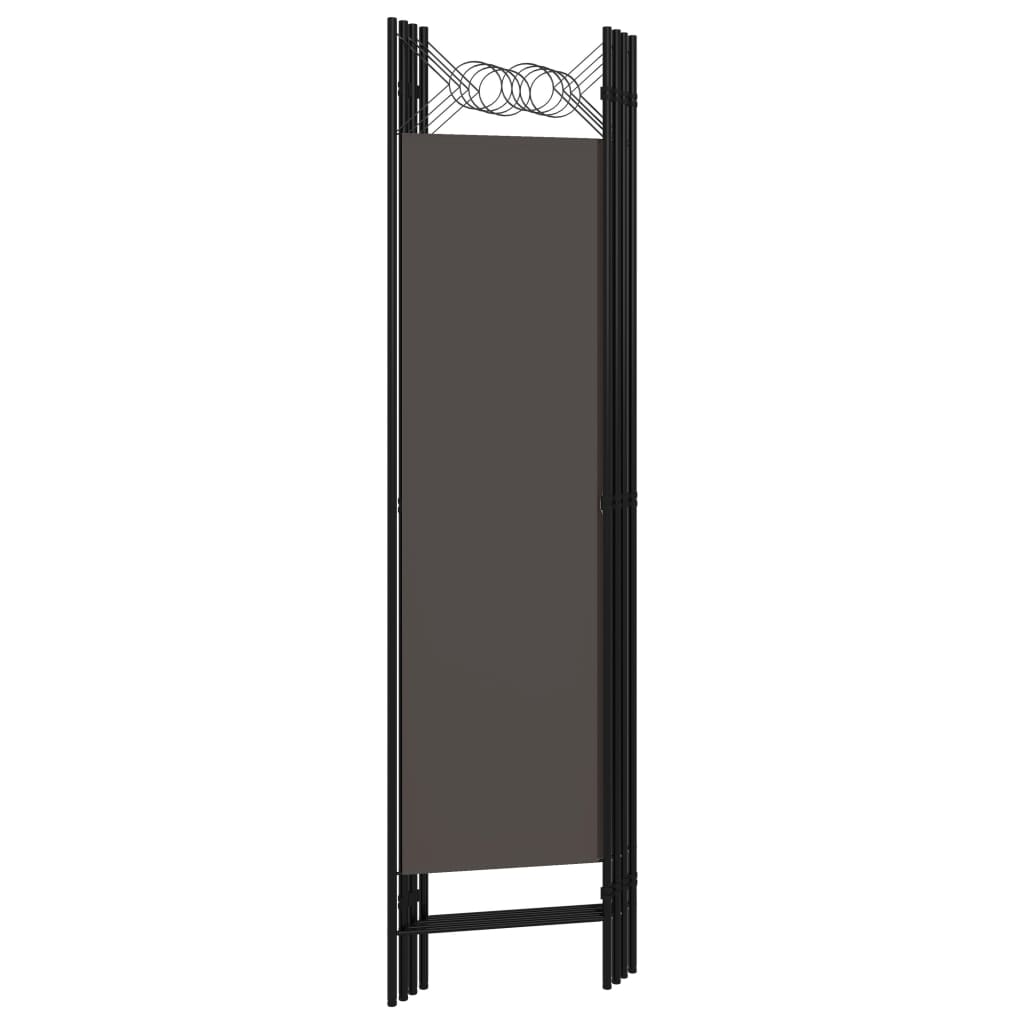 Cloison de séparation 4 panneaux Anthracite 160 x 180 cm - XIOS