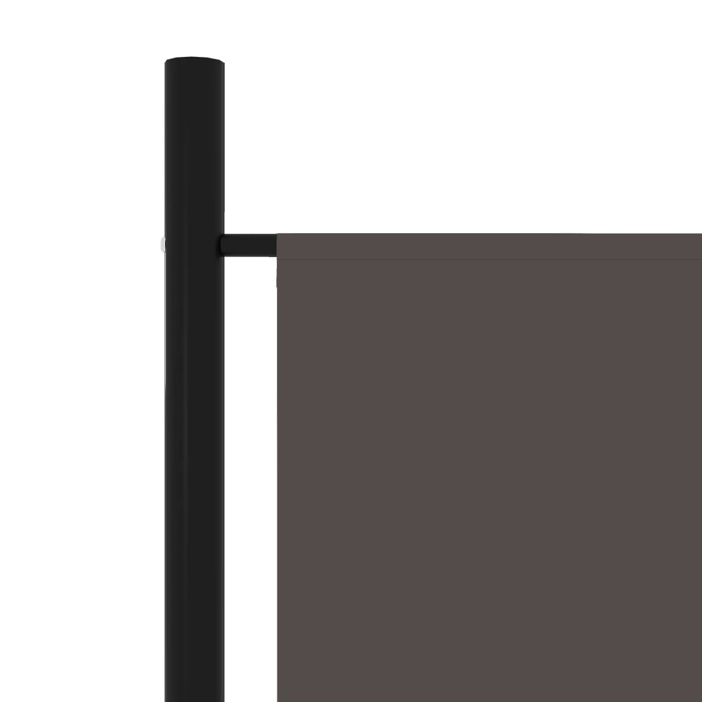 Cloison de séparation 4 panneaux Anthracite 200x180 cm - XIOS