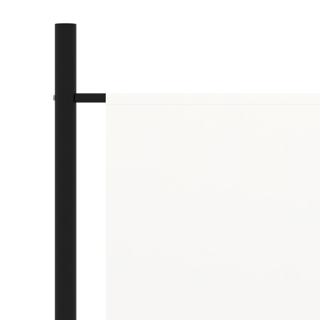 Cloison de séparation 3 panneaux Blanc 260x180 cm Tissu XIOS
