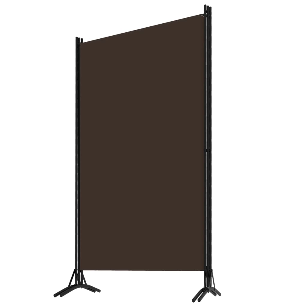Cloison de séparation 3 panneaux Marron 260x180 cm XIOS