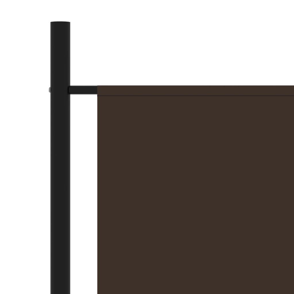 Cloison de séparation 3 panneaux Marron 260x180 cm XIOS