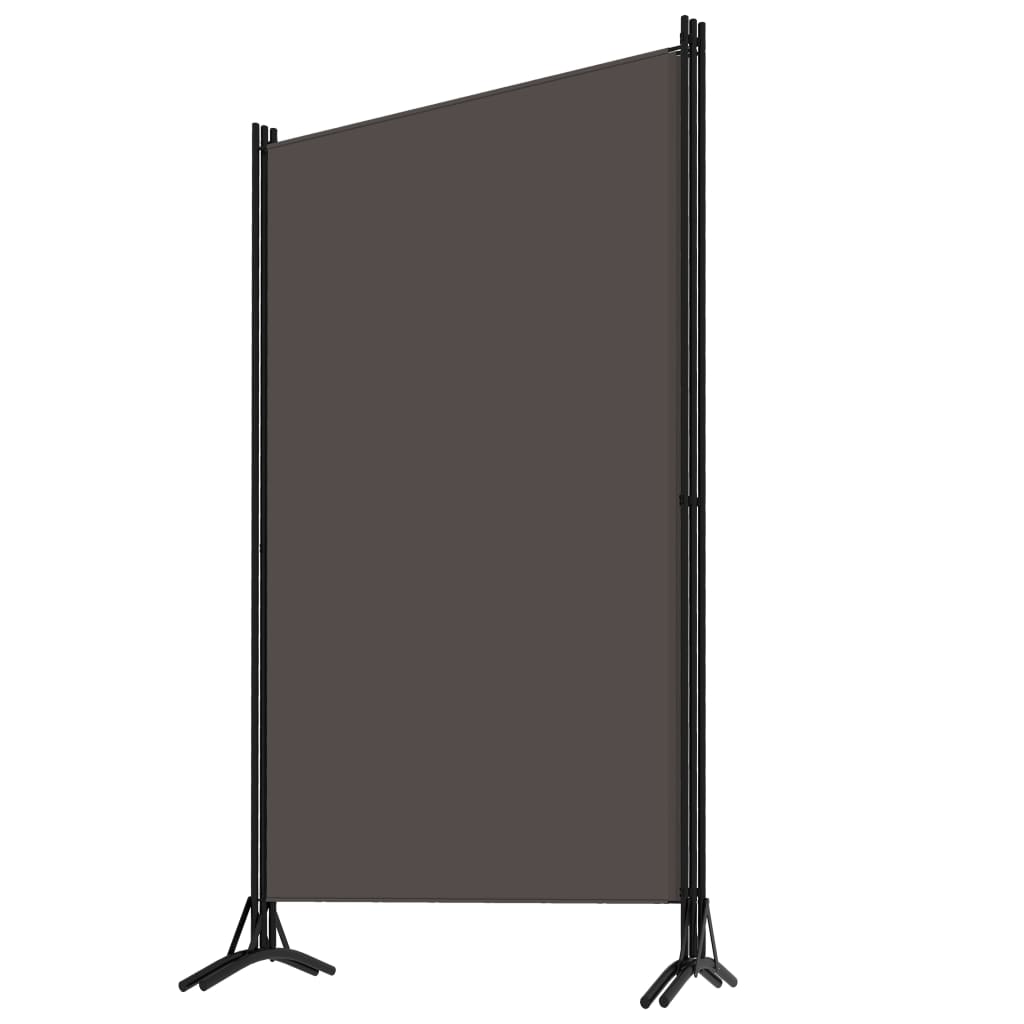 Cloison de séparation 3 panneaux Anthracite 260x180 cm XIOS