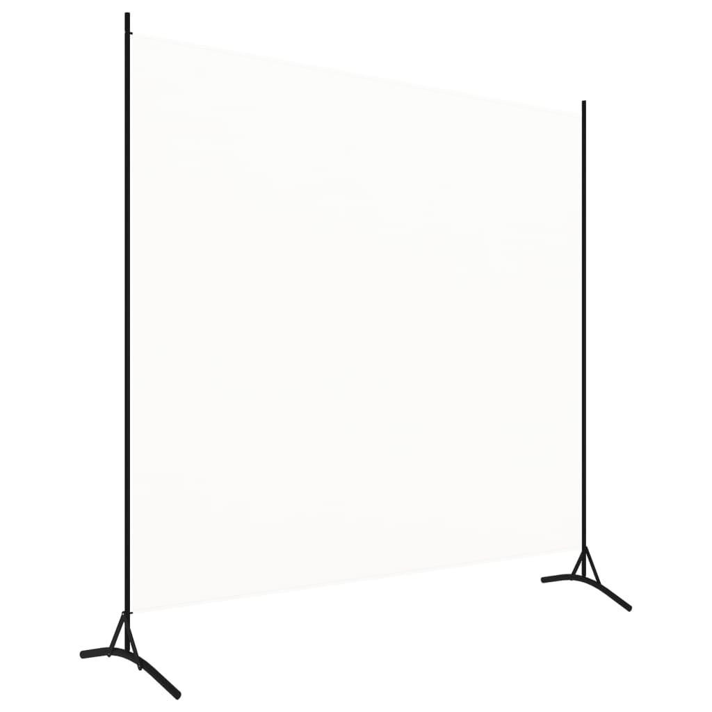 Cloison de séparation blanc 175x180 cm tissu - XIOS