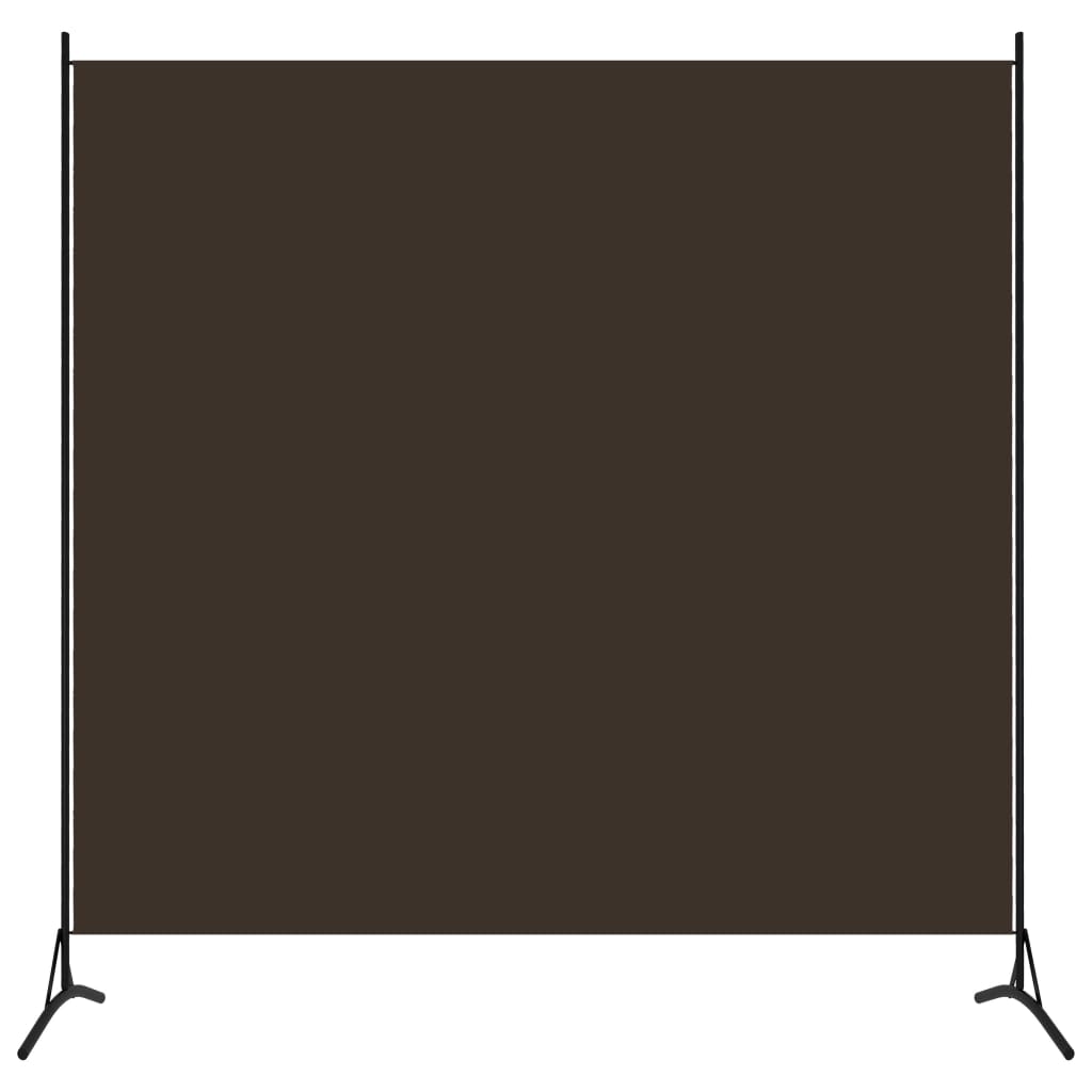 Cloison de séparation marron 175x180 cm tissu - XIOS