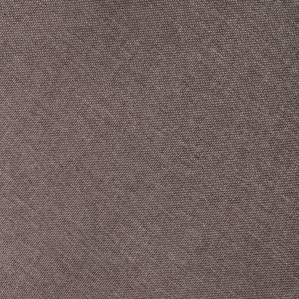 Chaises pivotantes à manger lot de 2 taupe tissu - XIOS
