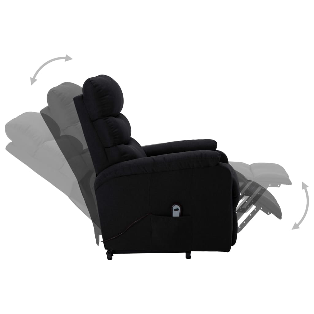 Fauteuil Noir Tissu - XIOS