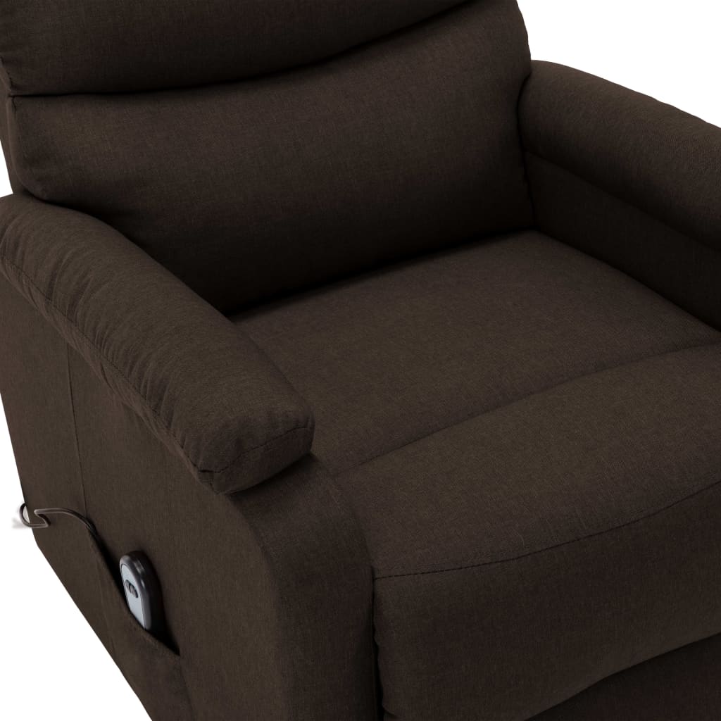 Fauteuil Marron foncé Tissu - XIOS