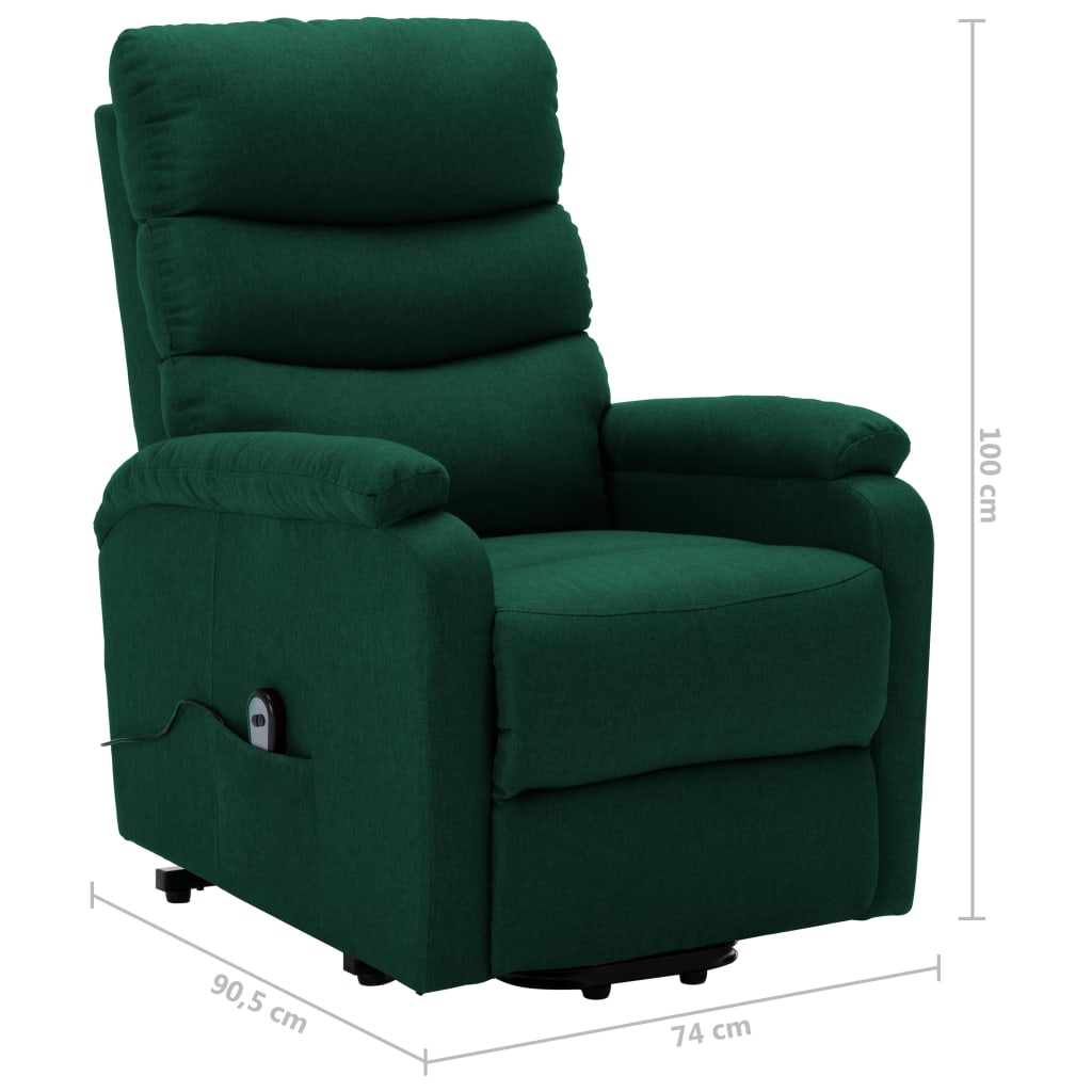 Fauteuil Vert foncé Tissu