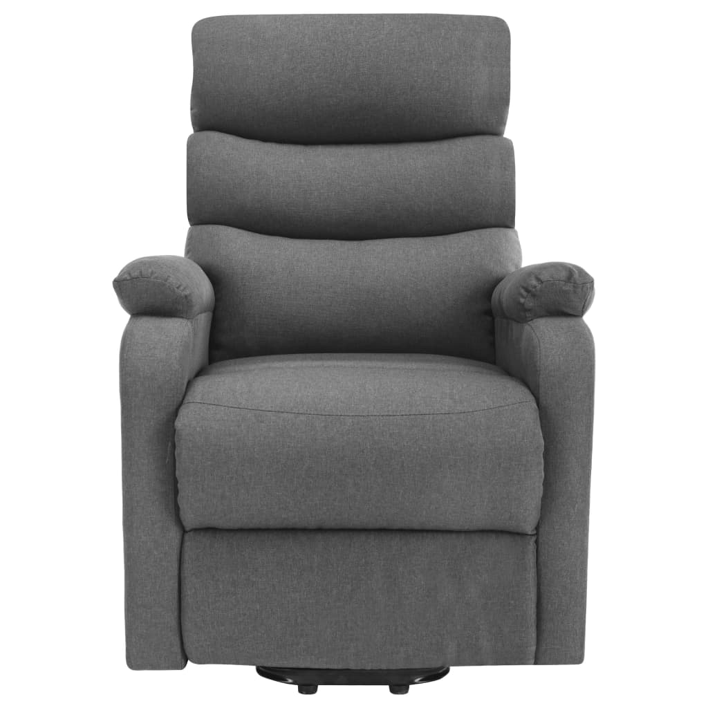 Fauteuil de massage inclinable Gris clair Tissu - XIOS