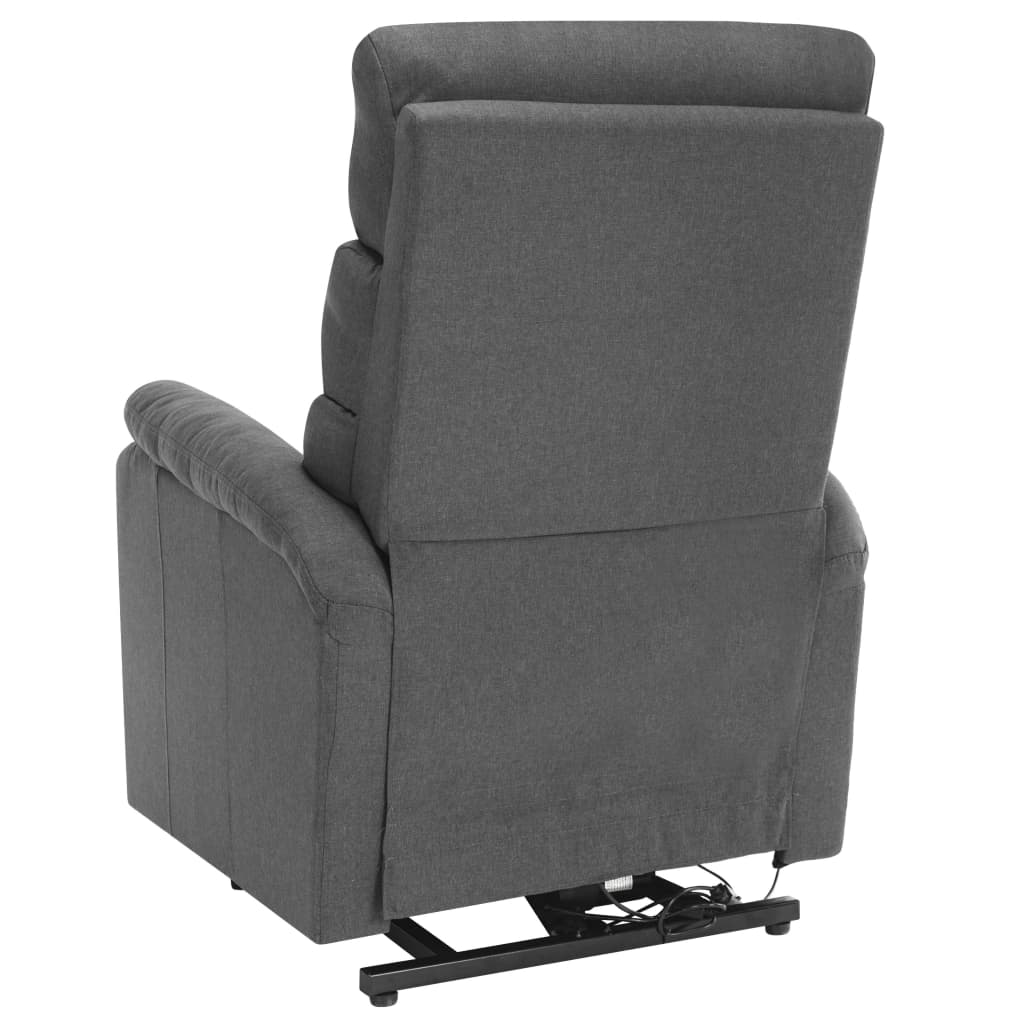 Fauteuil de massage inclinable Gris clair Tissu - XIOS