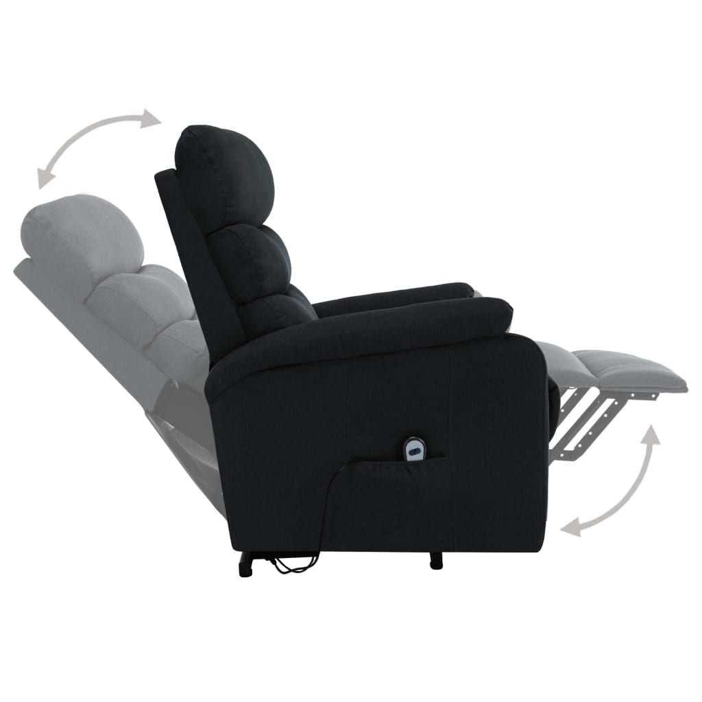 Fauteuil de massage Noir Tissu - XIOS