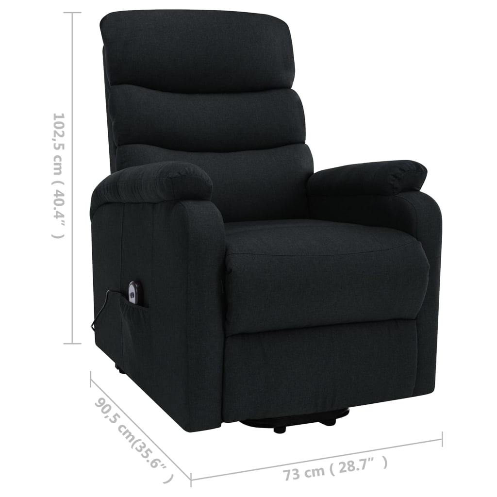 Fauteuil de massage Noir Tissu - XIOS
