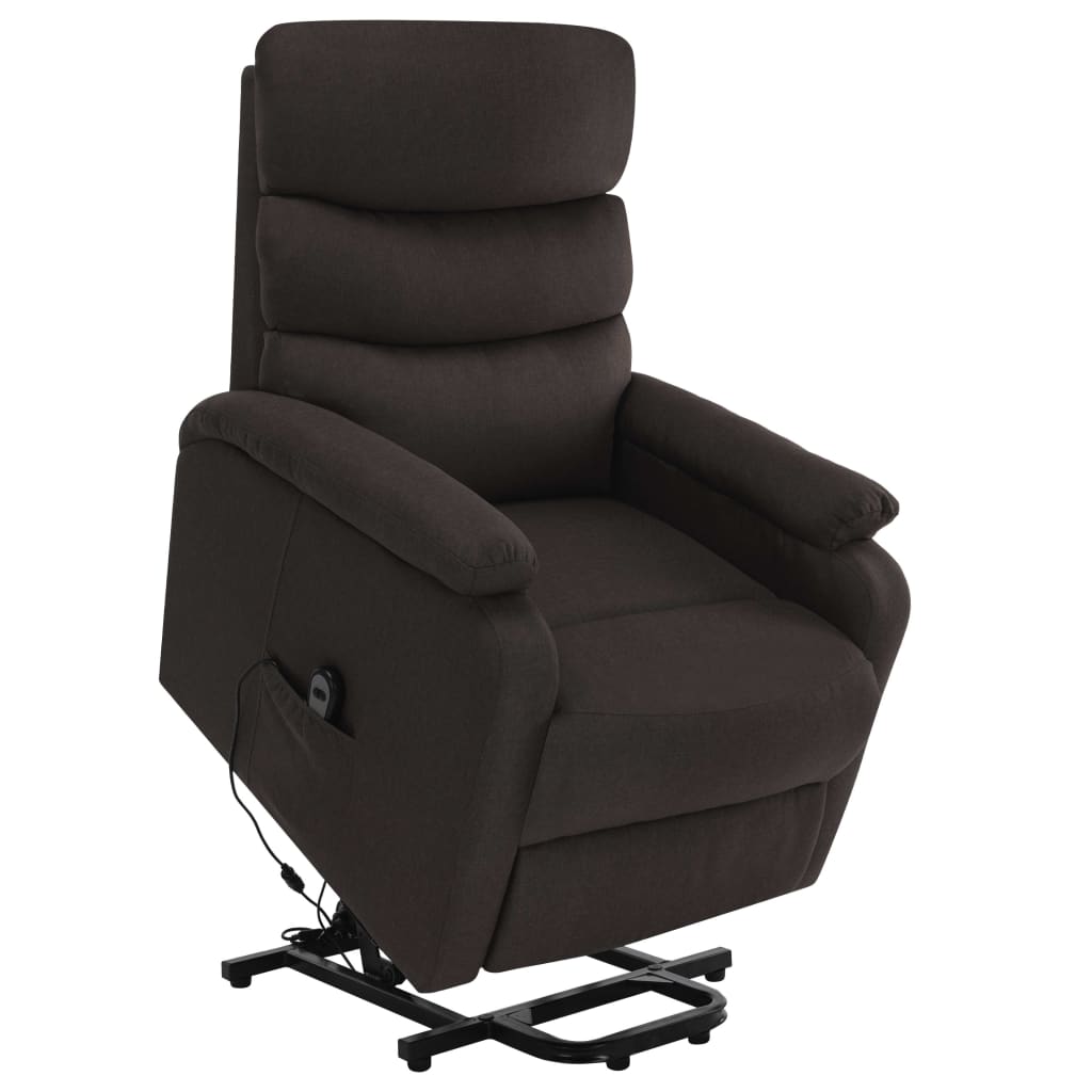 Fauteuil de massage Marron foncé Tissu - XIOS