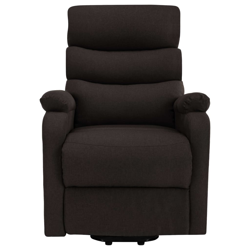 Fauteuil de massage Marron foncé Tissu - XIOS