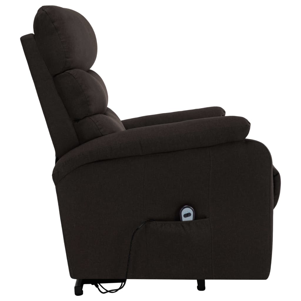 Fauteuil de massage Marron foncé Tissu - XIOS