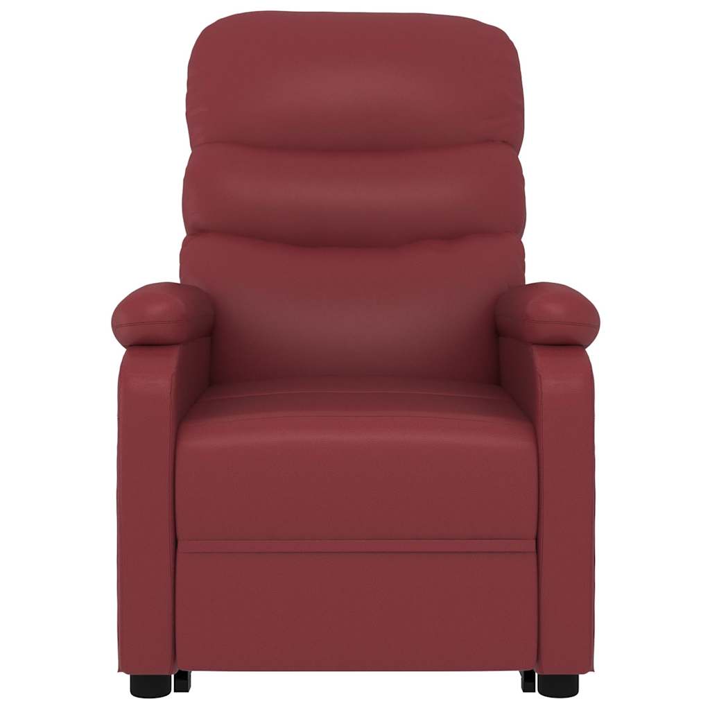 Fauteuil Rouge bordeaux Similicuir