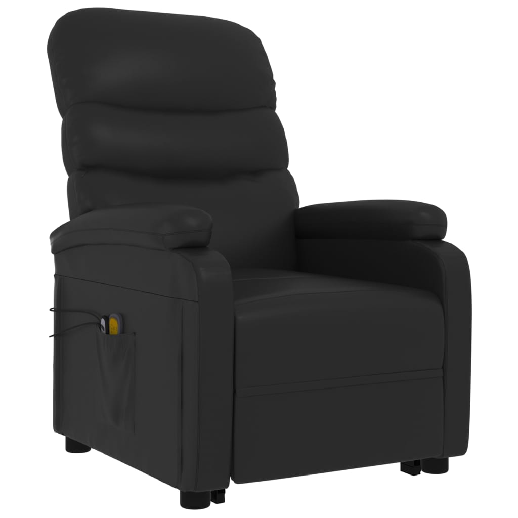 Fauteuil de massage Noir Similicuir - XIOS